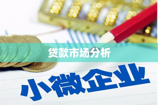 沈丘贷款市场分析