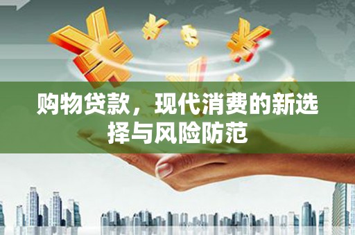 沈丘购物贷款，现代消费的新选择与风险防范