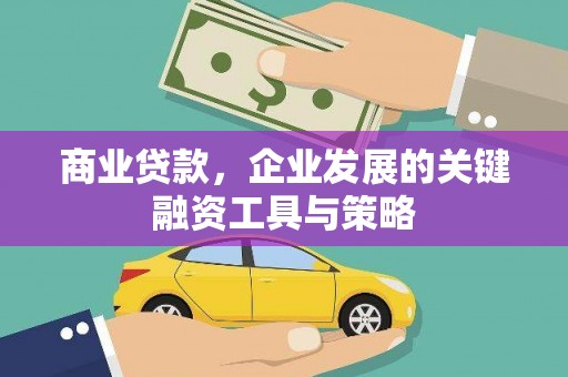沈丘商业贷款，企业发展的关键融资工具与策略