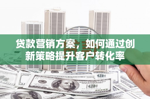 沈丘贷款营销方案，如何通过创新策略提升客户转化率