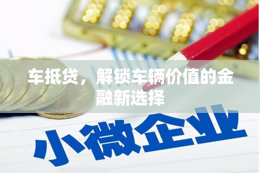 沈丘车抵贷，解锁车辆价值的金融新选择