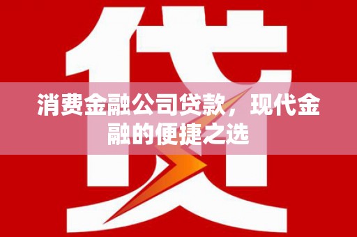 沈丘消费金融公司贷款，现代金融的便捷之选