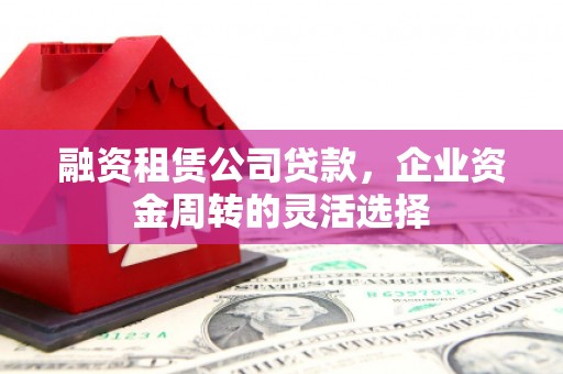 沈丘融资租赁公司贷款，企业资金周转的灵活选择