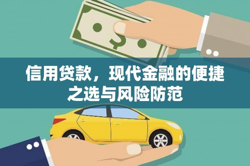 沈丘信用贷款，现代金融的便捷之选与风险防范