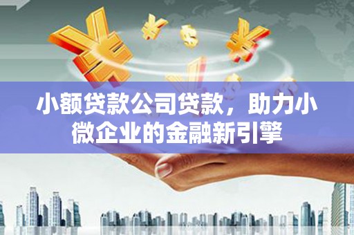 沈丘小额贷款公司贷款，助力小微企业的金融新引擎