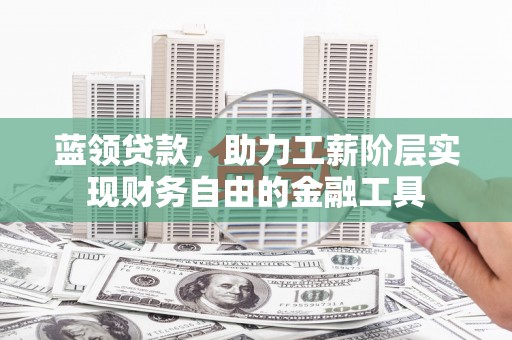 沈丘蓝领贷款，助力工薪阶层实现财务自由的金融工具
