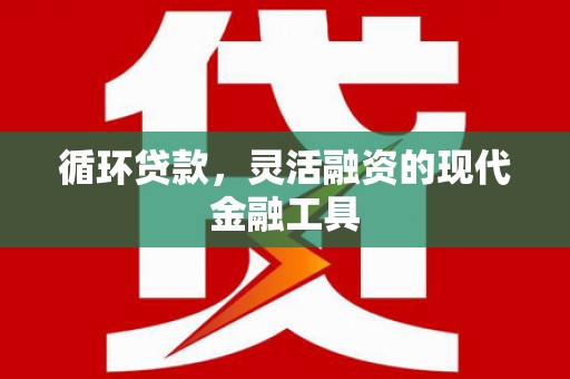 沈丘循环贷款，灵活融资的现代金融工具