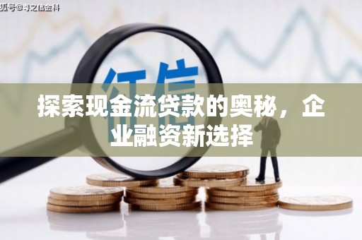 沈丘探索现金流贷款的奥秘，企业融资新选择