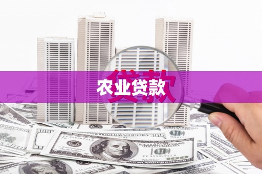 沈丘农业贷款