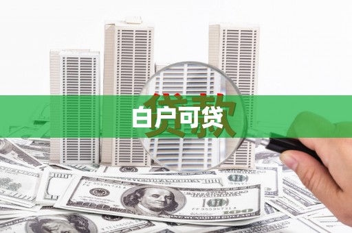 沈丘白户可贷