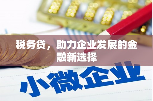 沈丘税务贷，助力企业发展的金融新选择