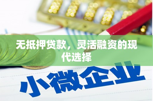 沈丘无抵押贷款，灵活融资的现代选择