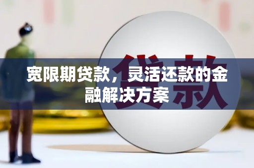 沈丘宽限期贷款，灵活还款的金融解决方案