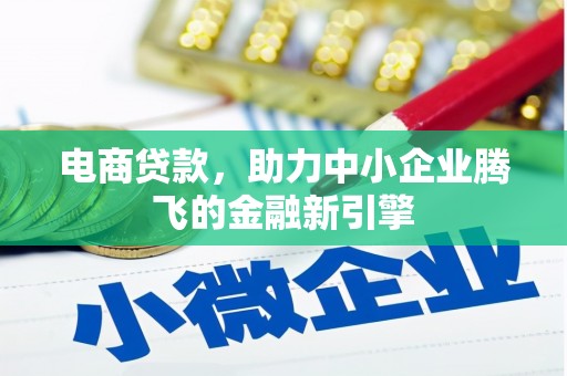 沈丘电商贷款，助力中小企业腾飞的金融新引擎