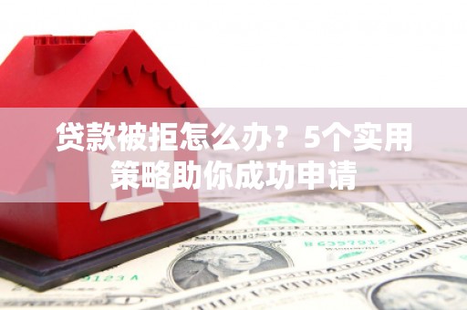 沈丘贷款被拒怎么办？5个实用策略助你成功申请