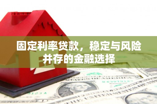 沈丘固定利率贷款，稳定与风险并存的金融选择