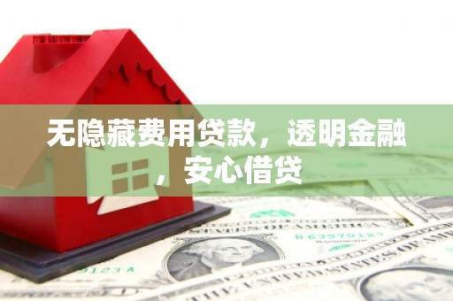 沈丘无隐藏费用贷款，透明金融，安心借贷