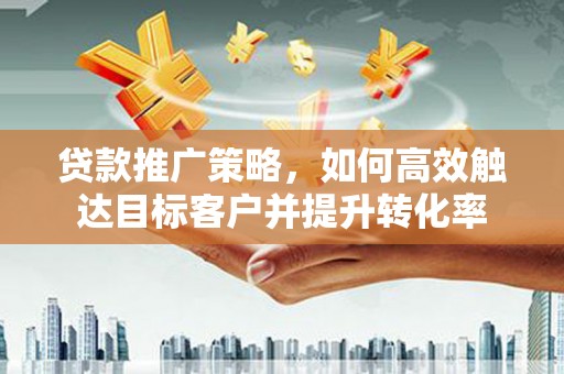 沈丘贷款推广策略，如何高效触达目标客户并提升转化率