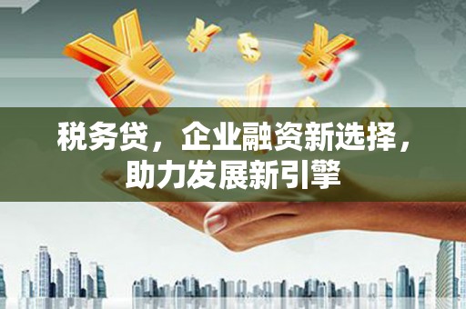 沈丘税务贷，企业融资新选择，助力发展新引擎
