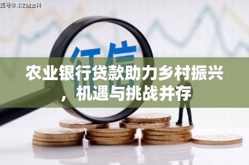 沈丘农业银行贷款助力乡村振兴，机遇与挑战并存