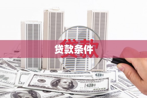 沈丘贷款条件
