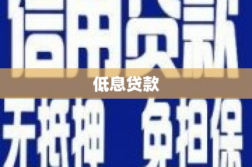 沈丘低息贷款
