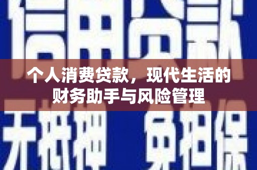 沈丘个人消费贷款，现代生活的财务助手与风险管理