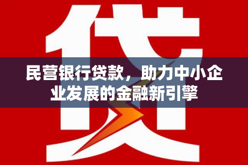沈丘民营银行贷款，助力中小企业发展的金融新引擎