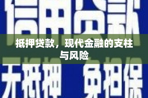 沈丘抵押贷款，现代金融的支柱与风险
