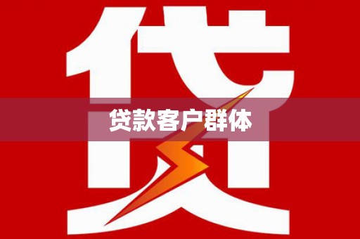 沈丘贷款客户群体
