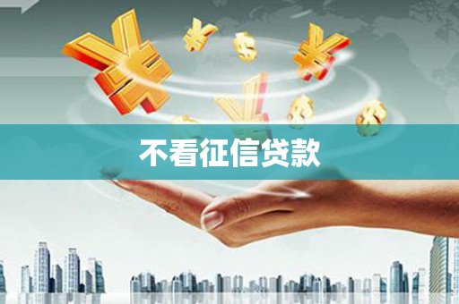 沈丘不看征信贷款