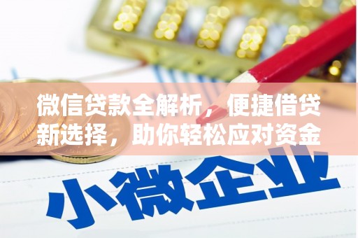 沈丘微信贷款全解析，便捷借贷新选择，助你轻松应对资金需求